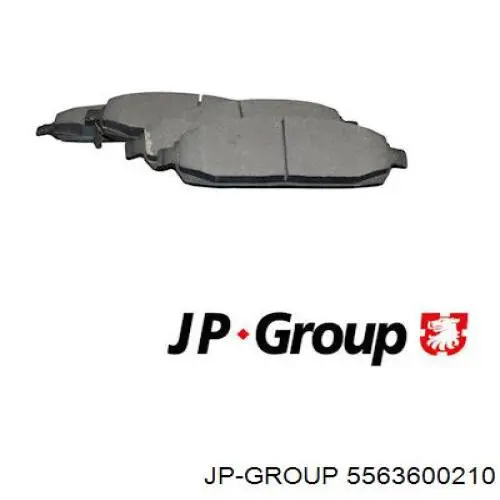 5563600210 JP Group sapatas do freio dianteiras de disco