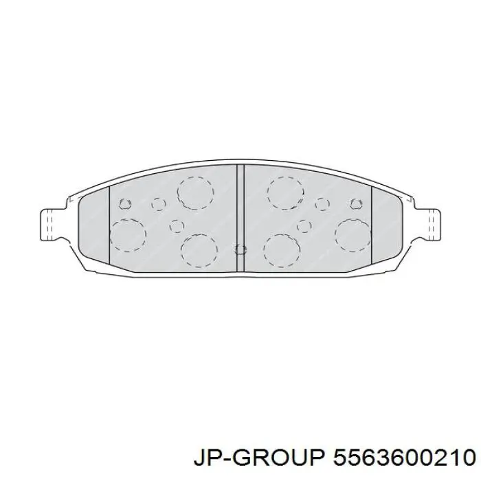 Колодки JP Group 5563600210 цена, от 26.03 USD