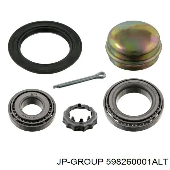 Подшипник задней ступицы 598260001ALT JP Group