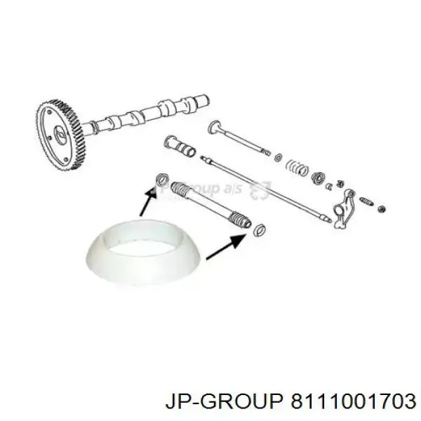 8111001703 JP Group гидрокомпенсатор (гидротолкатель, толкатель клапанов)
