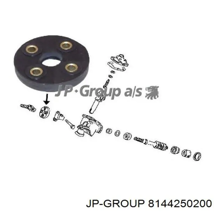 Муфта рулевого кардана JP Group 8144250200 цена, от 11.01 USD