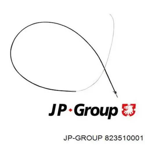 Трос открывания капота 823510001 JP Group