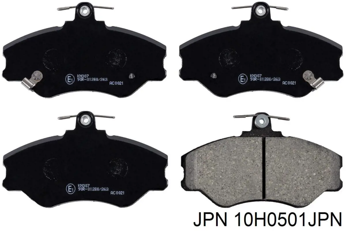 Колодки тормозные передние дисковые JPN 10H0501JPN