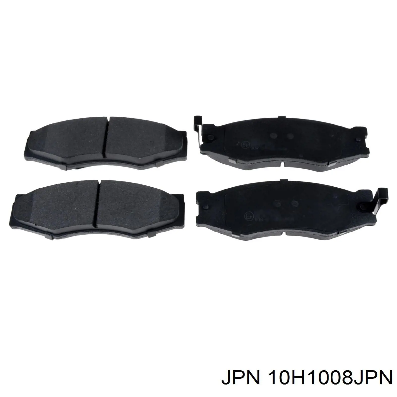 Колодки тормозные передние дисковые JPN 10H1008JPN