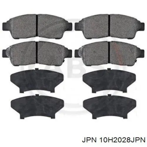 10H2028JPN JPN Колодки передние