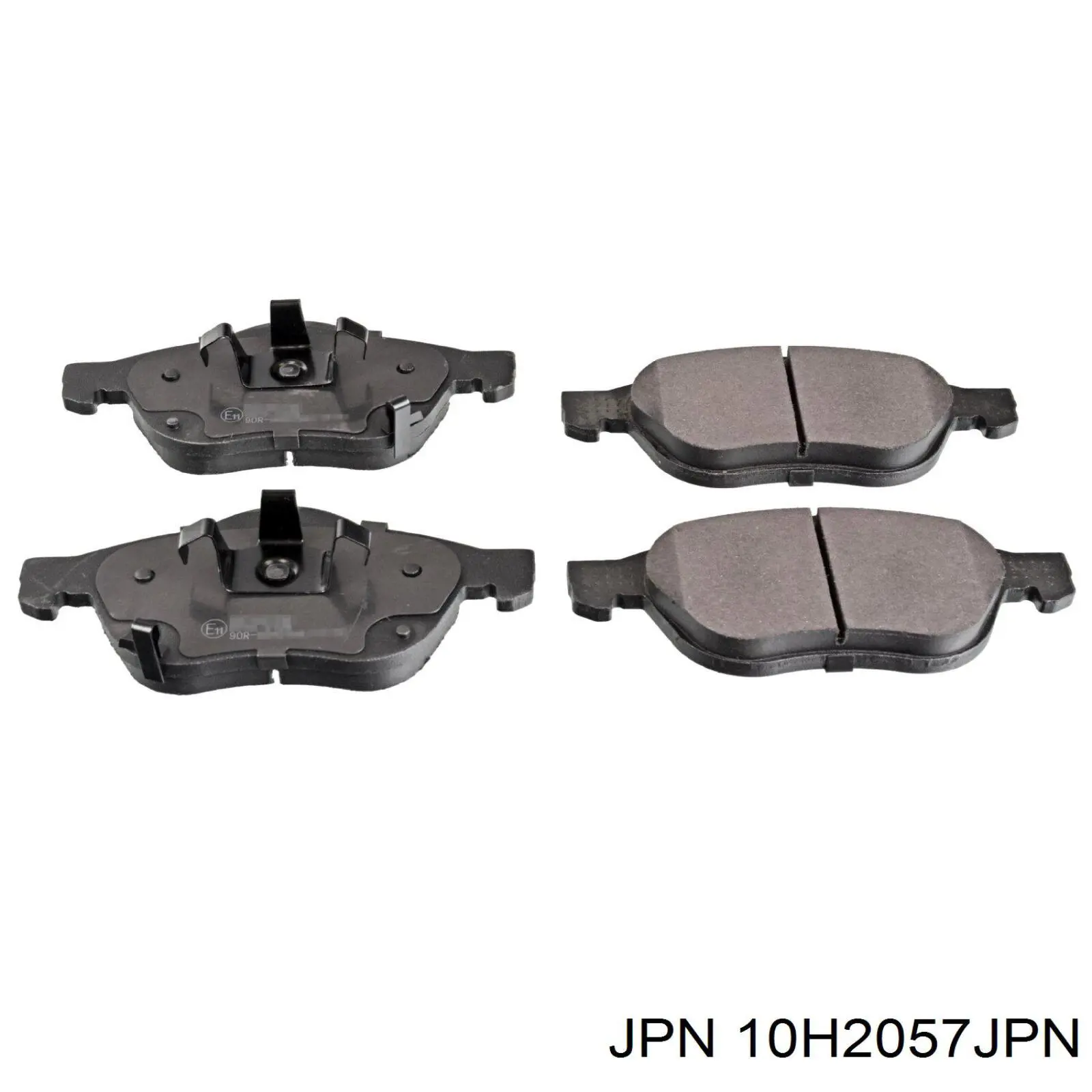 Колодки тормозные передние дисковые JPN 10H2057JPN