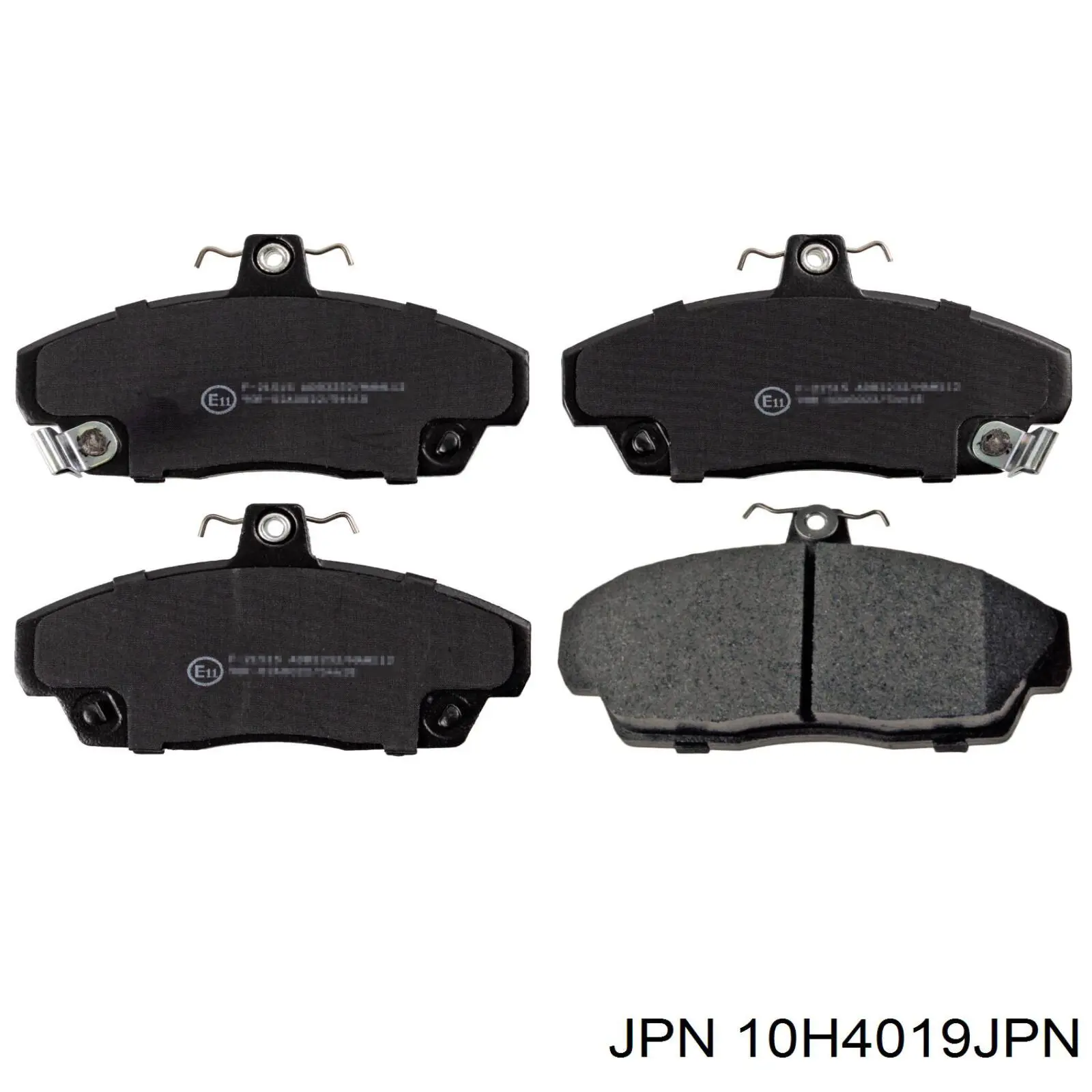 Колодки тормозные передние дисковые JPN 10H4019JPN