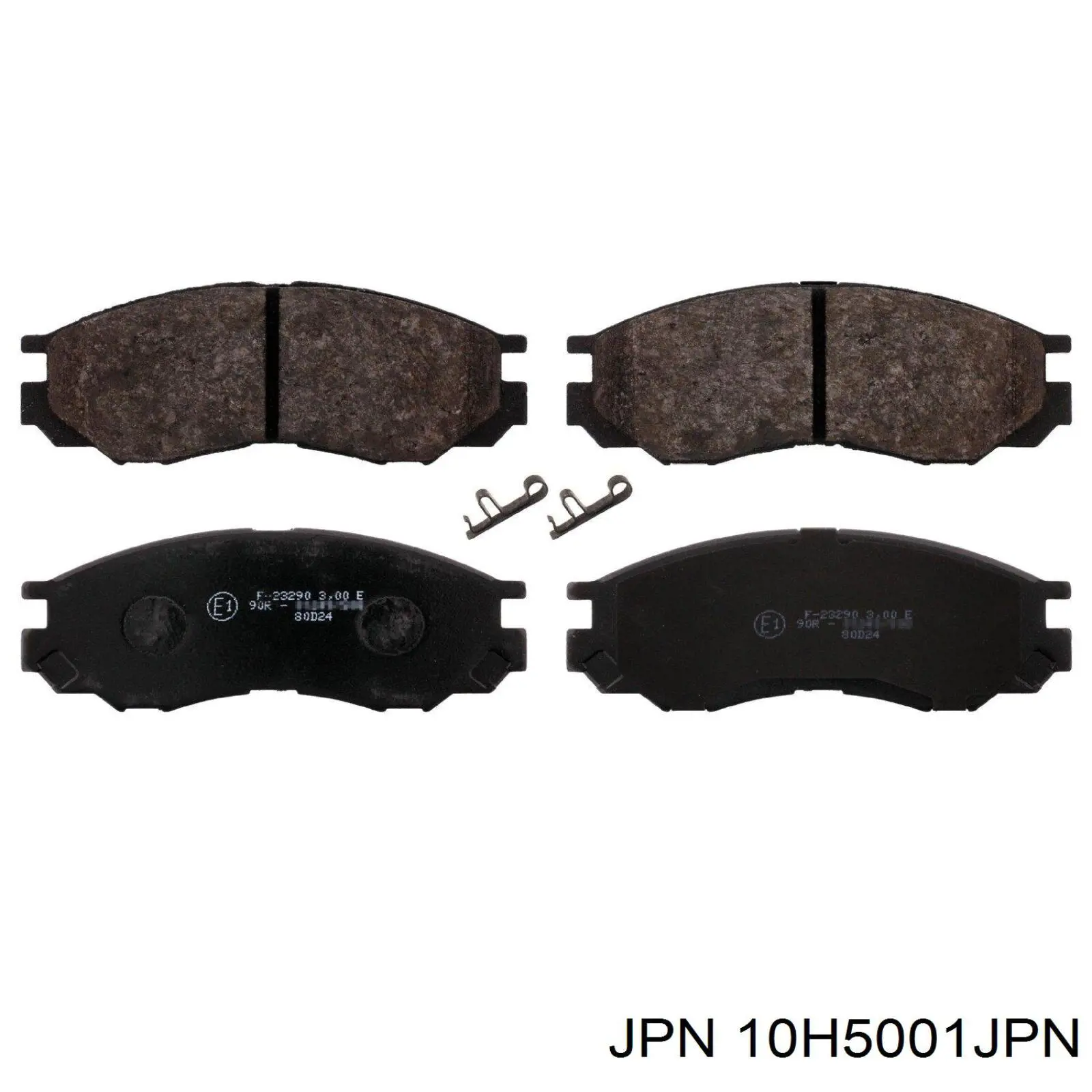Колодки тормозные передние дисковые JPN 10H5001JPN