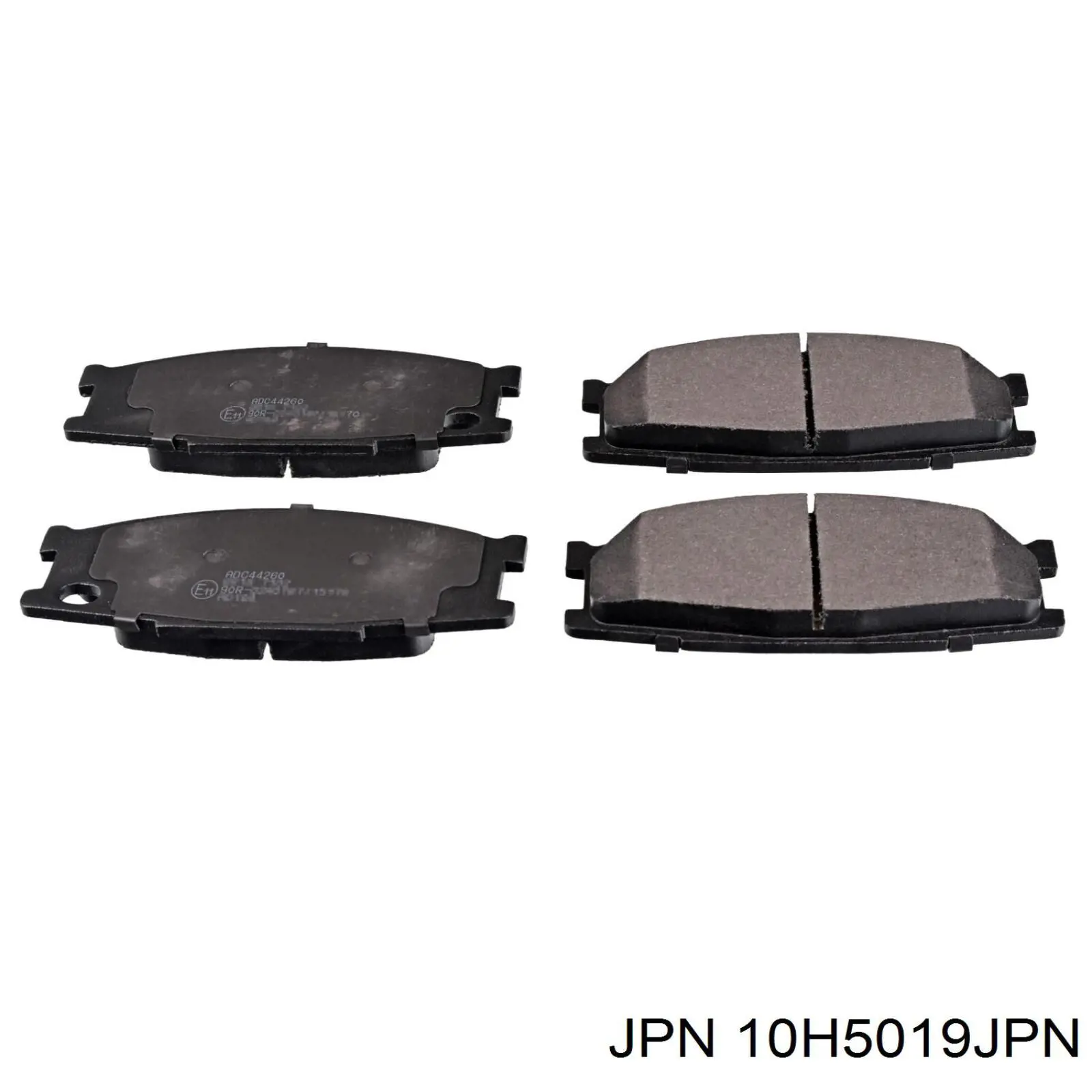10H5019JPN JPN колодки тормозные передние дисковые