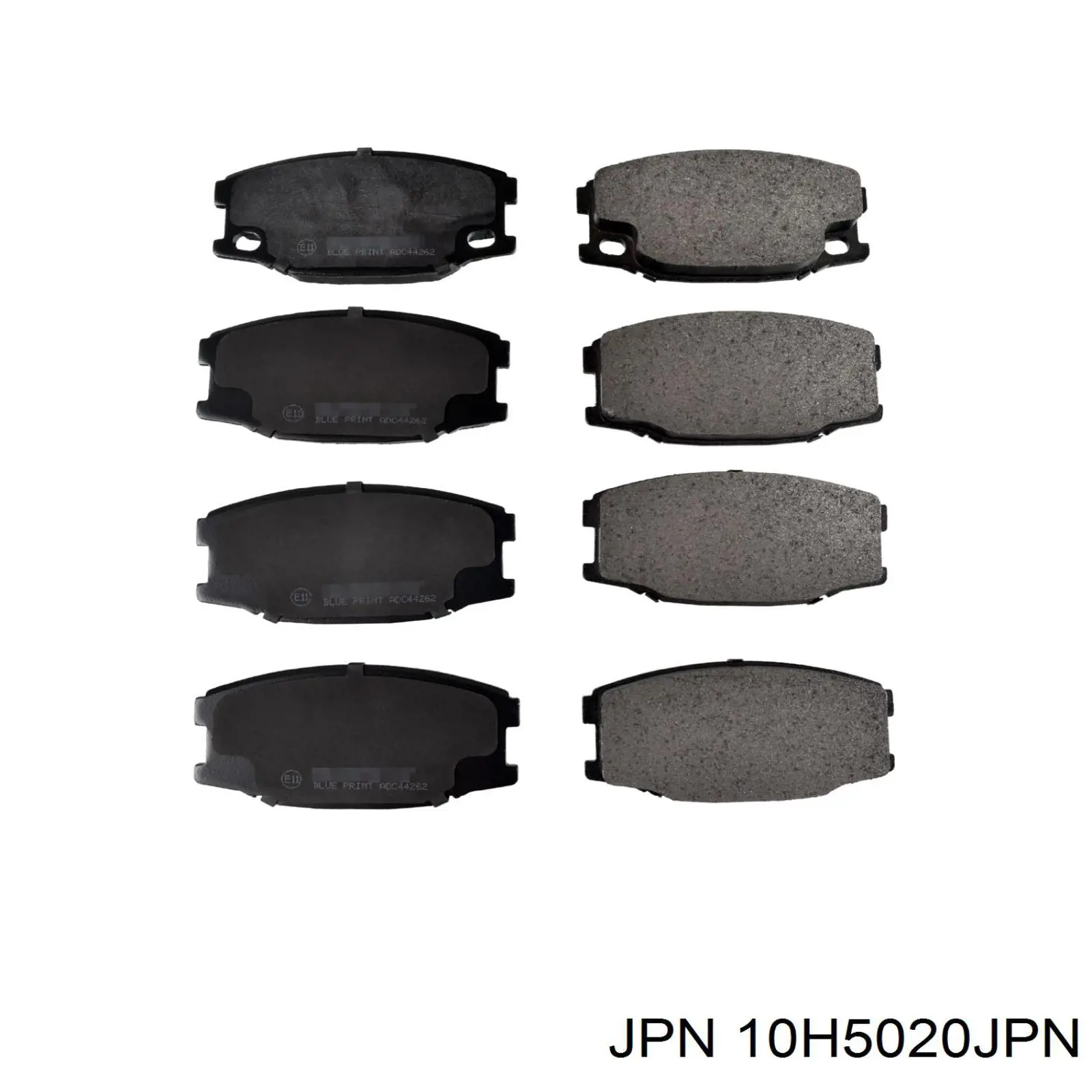 10H5020-JPN JPN колодки тормозные передние дисковые