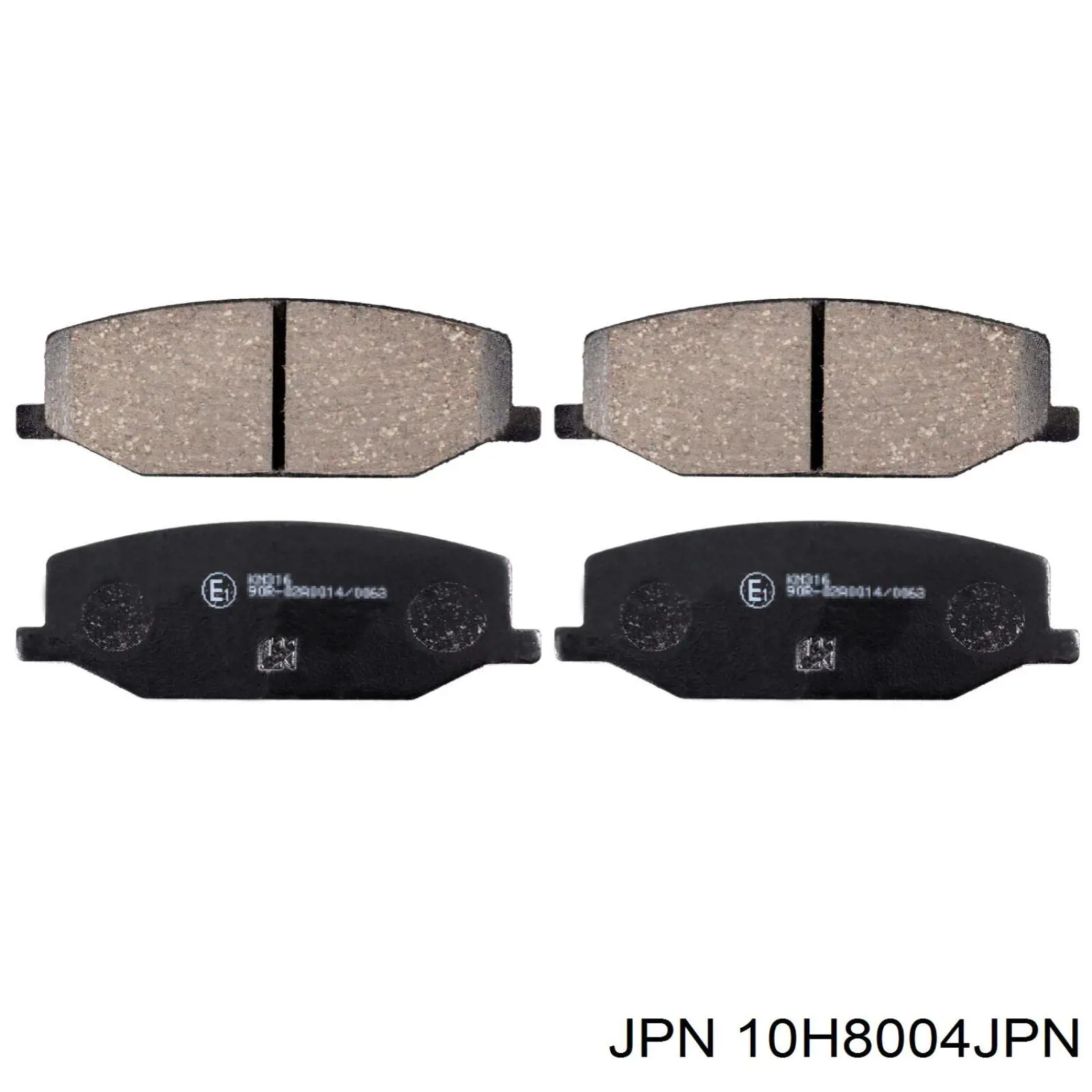 Колодки тормозные передние дисковые JPN 10H8004JPN