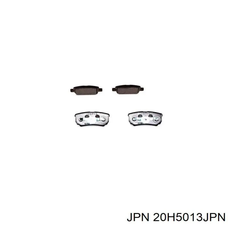 Задние дисковые колодки JPN 20H5013JPN