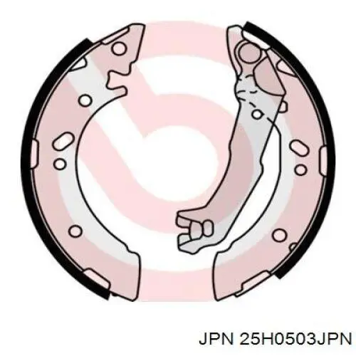 Задние барабанные колодки 5837024000 Hyundai/Kia