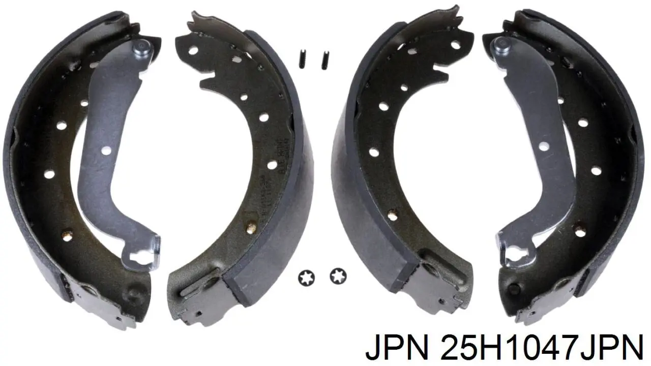 Тормоза рабочие задние ножные и тормозные барабаны JPN 25H1047JPN цена, от 31.67 USD