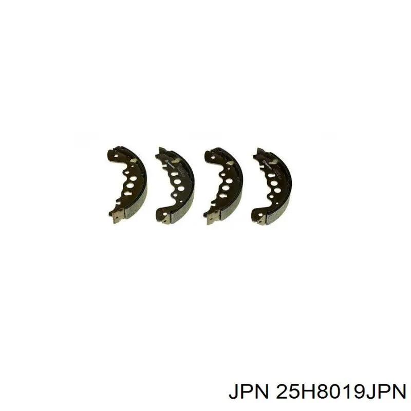Купить 25H8019JPN JPN Задние барабанные тормозные колодки