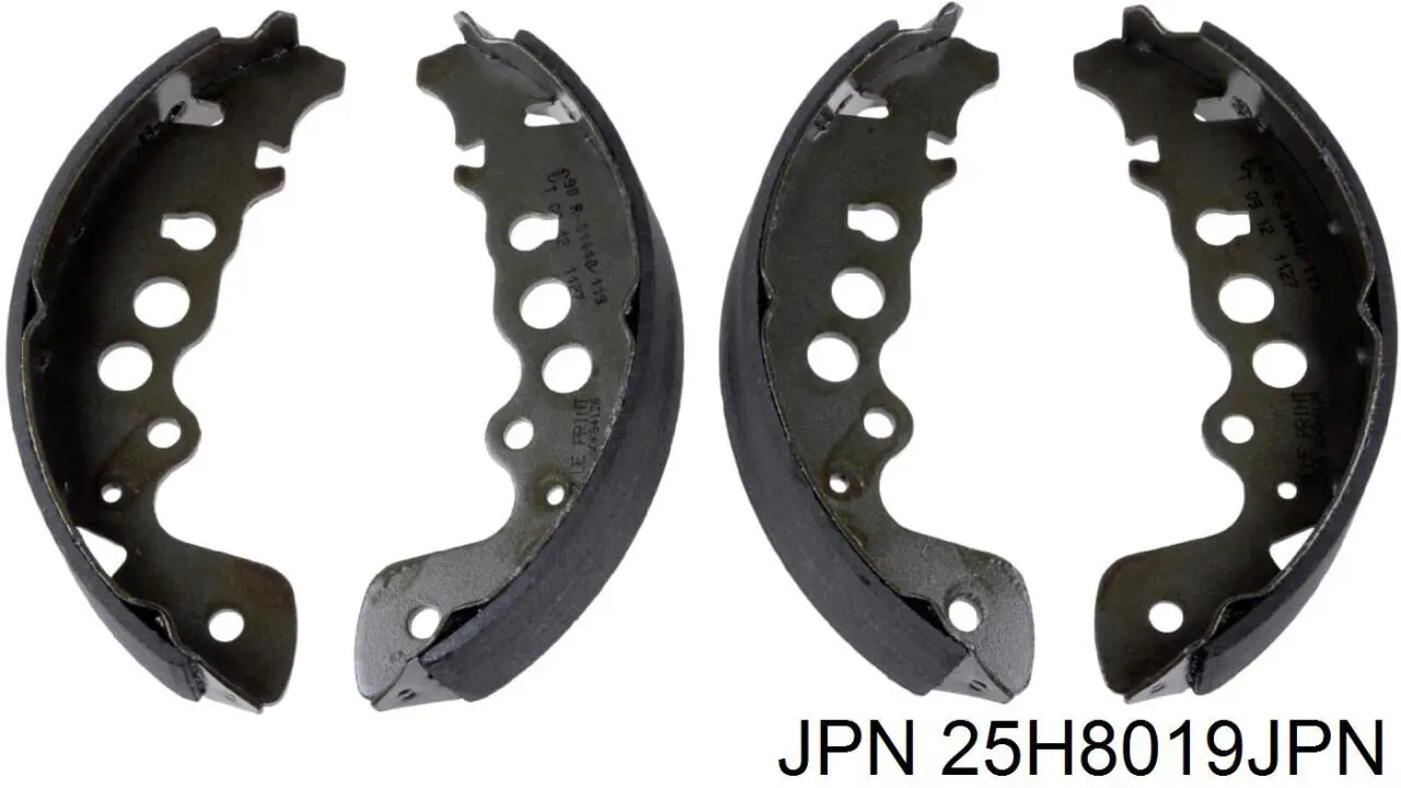 25H8019JPN JPN Барабанные тормозные колодки