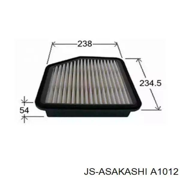 Воздушный фильтр A1012 JS Asakashi