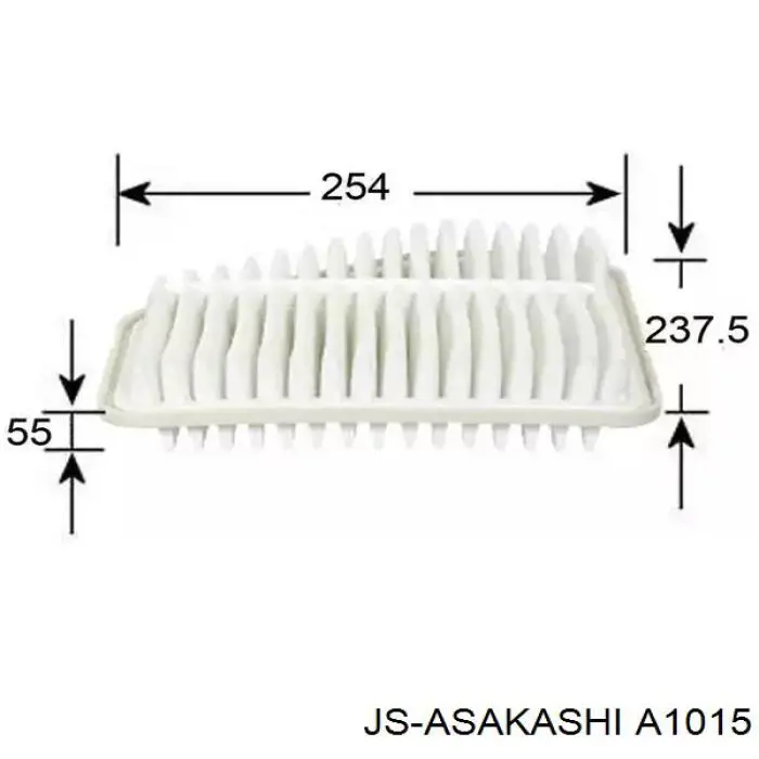 A1015 JS Asakashi filtro de ar