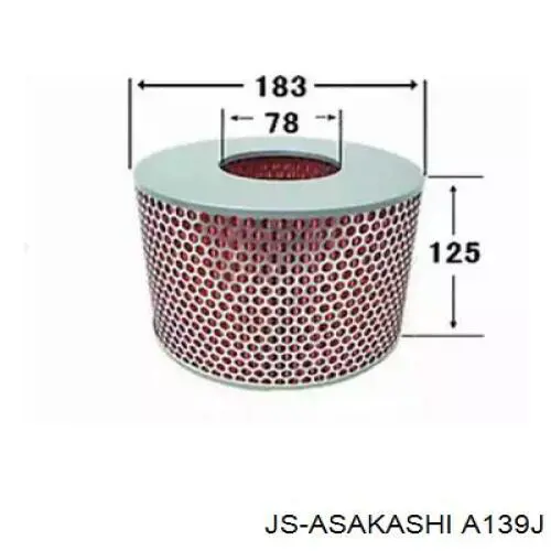 A139J JS Asakashi воздушный фильтр