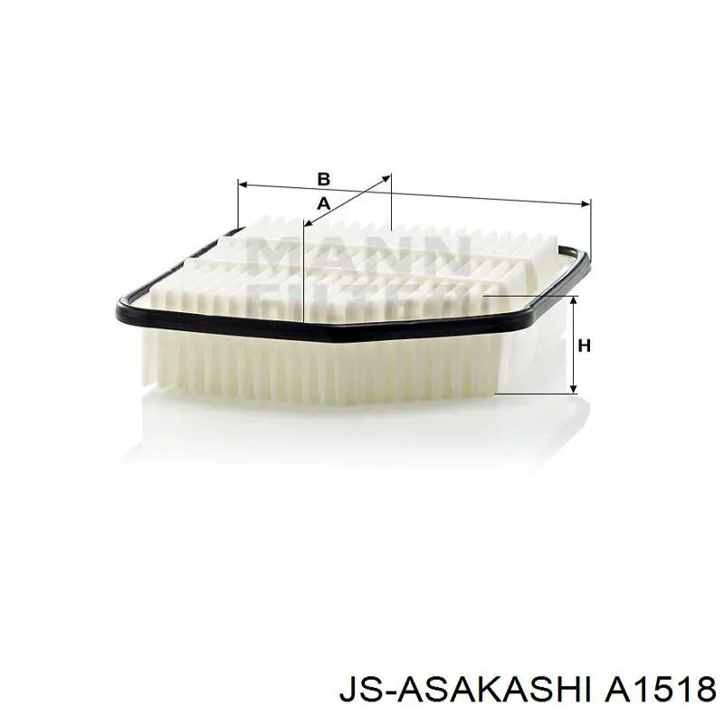 A1518 JS Asakashi Воздушный фильтр двигателя