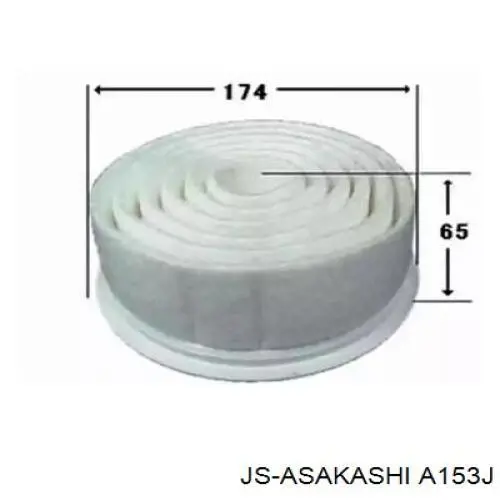 A153J JS Asakashi воздушный фильтр