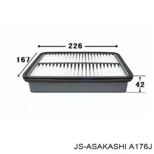 Элемент воздушного фильтра JS Asakashi A176J цена, от 4.46 USD