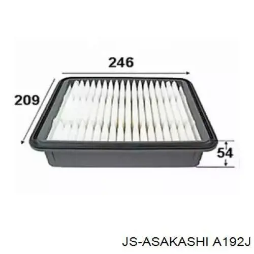 A192J JS Asakashi filtro de ar