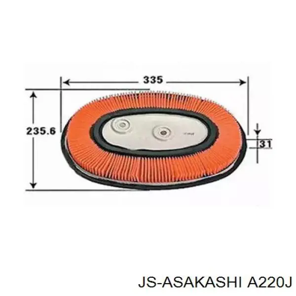 A220J JS Asakashi воздушный фильтр