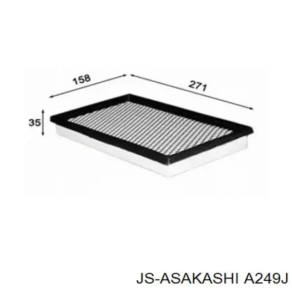 Воздушный фильтр A249J JS Asakashi