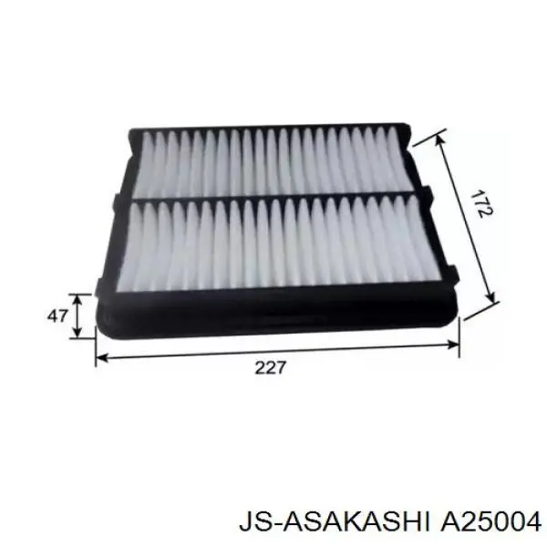 Фільтр повітряний A25004 JS Asakashi