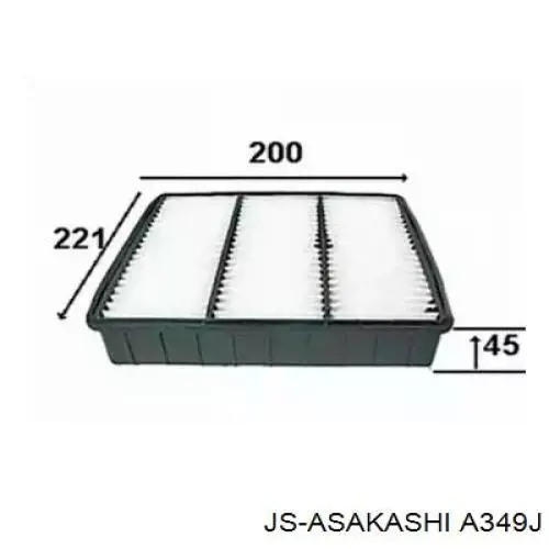 Воздушный фильтр A349J JS Asakashi