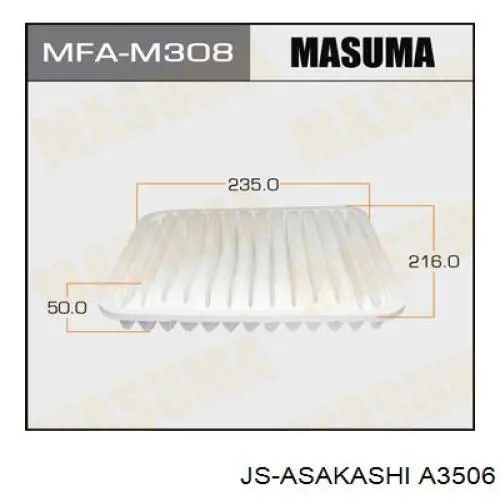 Элемент воздушного фильтра JS Asakashi A3506 цена, от 5.39 USD