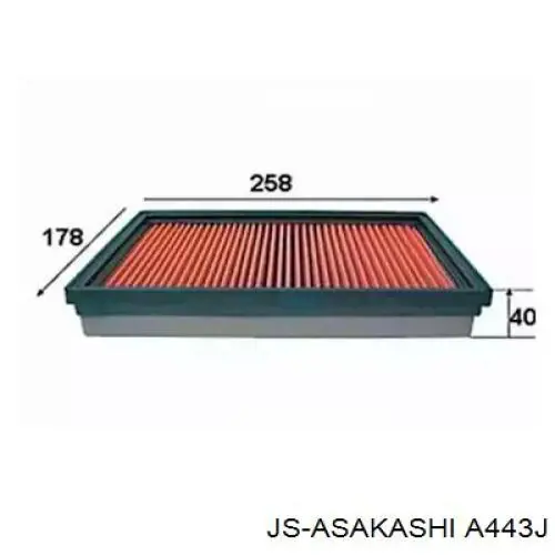 Воздушный фильтр A443J JS Asakashi