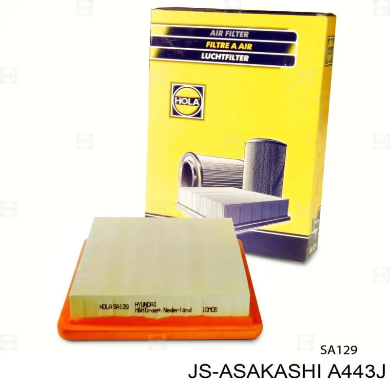 Воздушный фильтр A443J JS Asakashi
