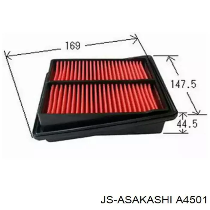 Элемент воздушного фильтра JS Asakashi A4501 цена, от 3.73 USD