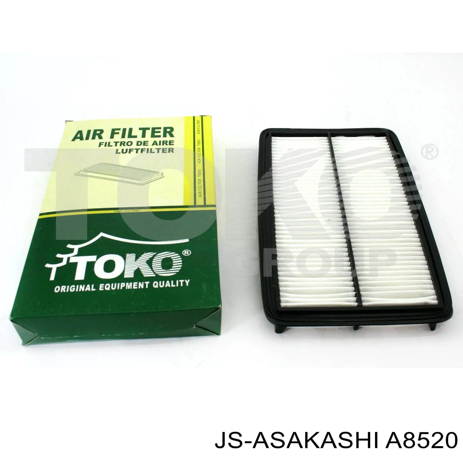 Элемент воздушного фильтра JS Asakashi A8520 цена, от 10.37 USD