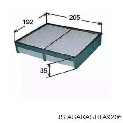 Filtro de aire A9206 JS Asakashi