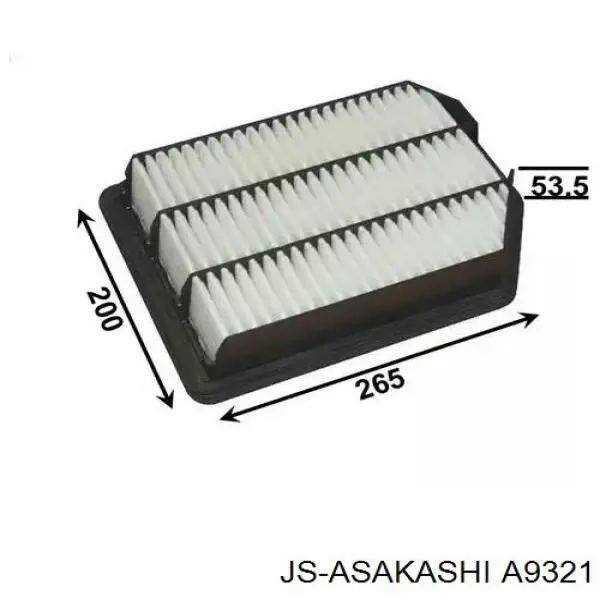 Воздушный фильтр A9321 JS Asakashi