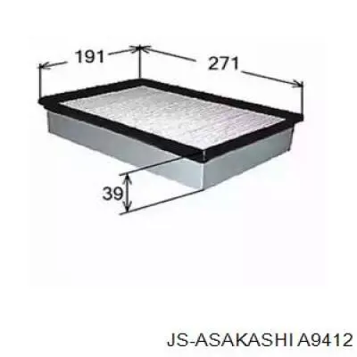 Воздушный фильтр A9412 JS Asakashi