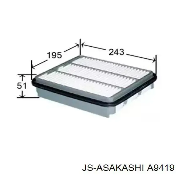 Воздушный фильтр A9419 JS Asakashi