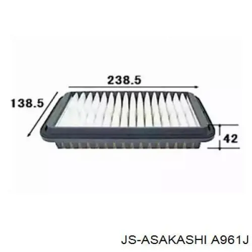 Купить A961J JS Asakashi Автомобильный фильтр воздуха
