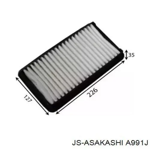 A991J JS Asakashi filtro de ar
