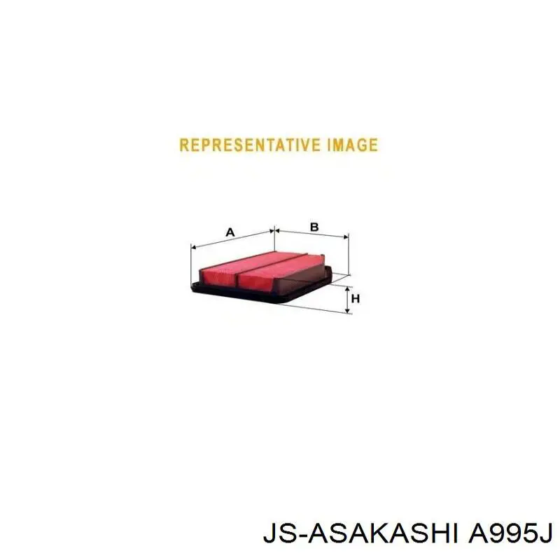A995J JS Asakashi Воздушный фильтр двигателя