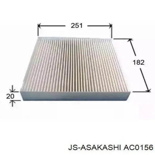 Фильтр салона AC0156 JS Asakashi