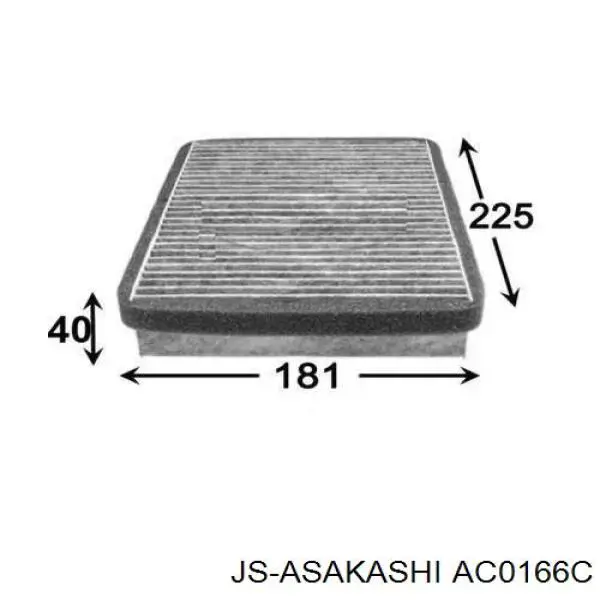 AC0166C JS Asakashi фильтр салона