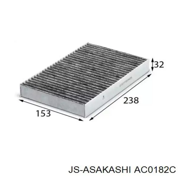 Фильтр салона AC0182C JS Asakashi