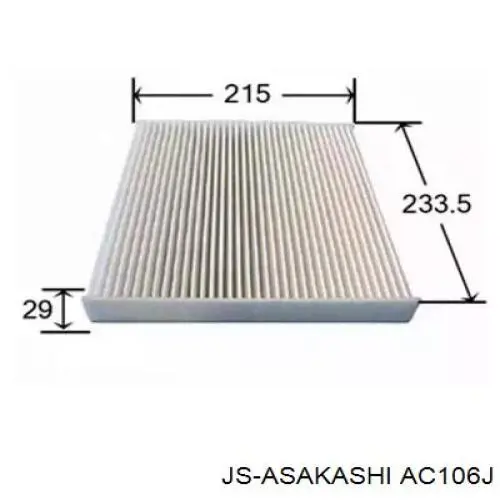 AC106J JS Asakashi фильтр салона