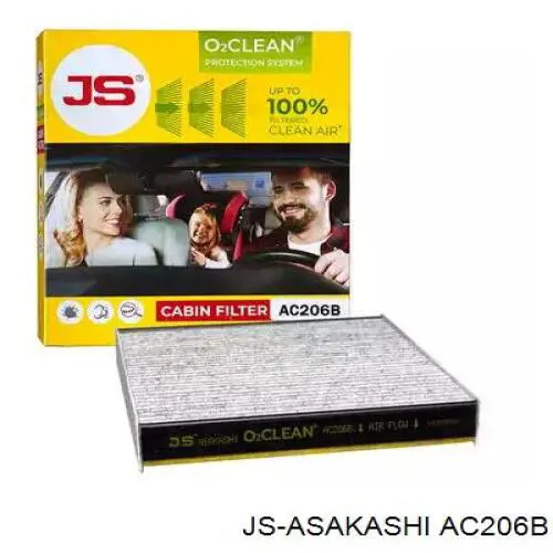 Фильтр салона AC206B JS Asakashi