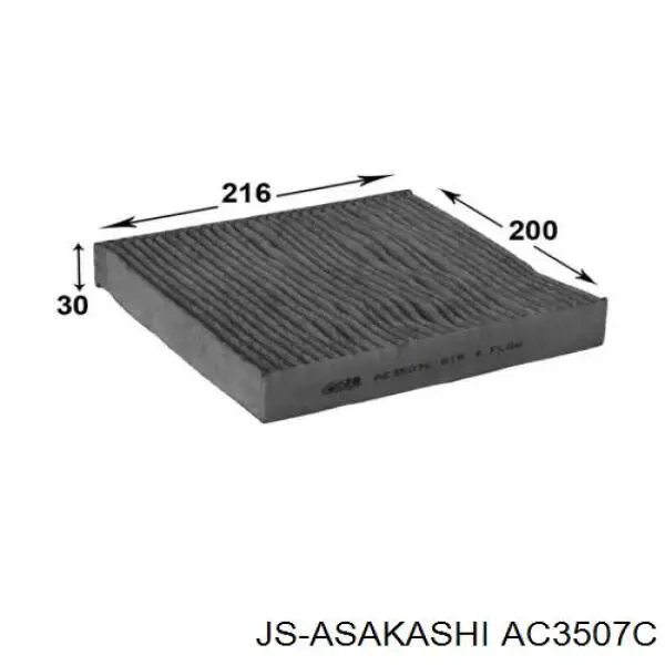 Фильтр салона AC3507C JS Asakashi