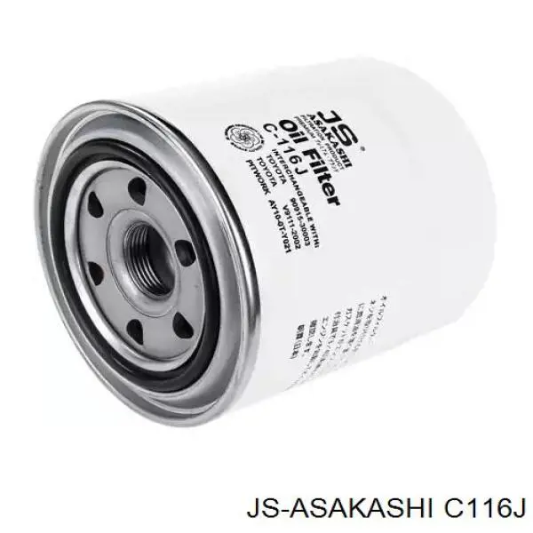 C116J JS Asakashi filtro de óleo